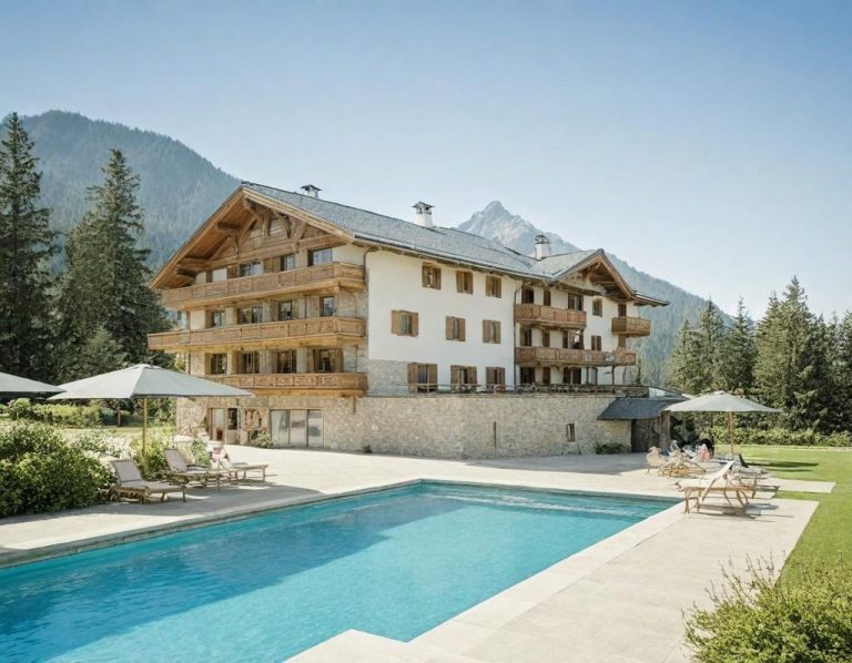 Un hôtel à la montagne 